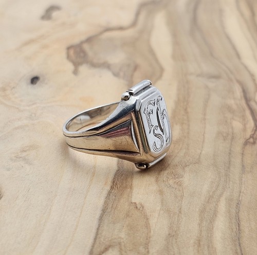 Bague sceau taille - bague,