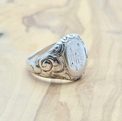 Bague sceau taille - -,