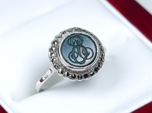 Bague antiker jugendstil 835 - antiker,