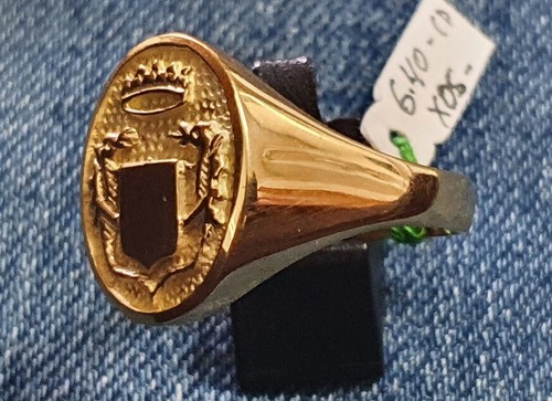 Sceau homme jaune carats - or, 18