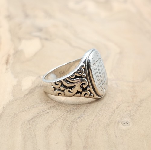 Bague sceau taille - bague,