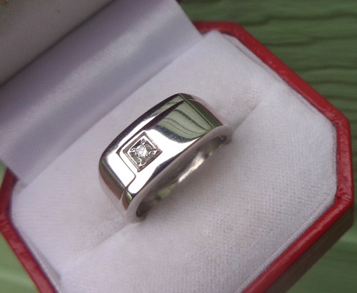 Bague sceau diamant blanc - sceau,