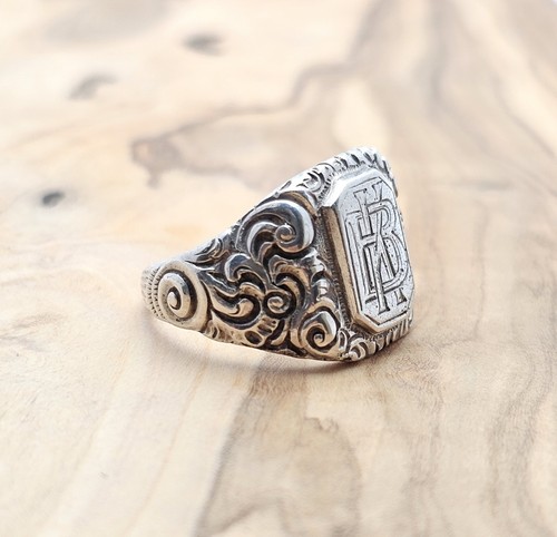 Bague sceau taille - bague,