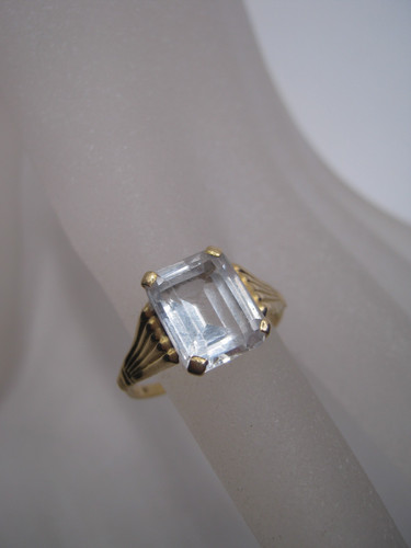 Bague sceau ancien - 18k, or