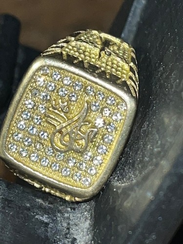Bague sceau carats - or, 18