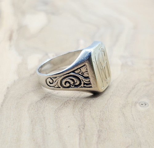 Bague sceau taille - bague,