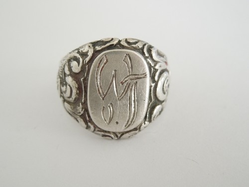 Anneau argent 800 bague - argent,